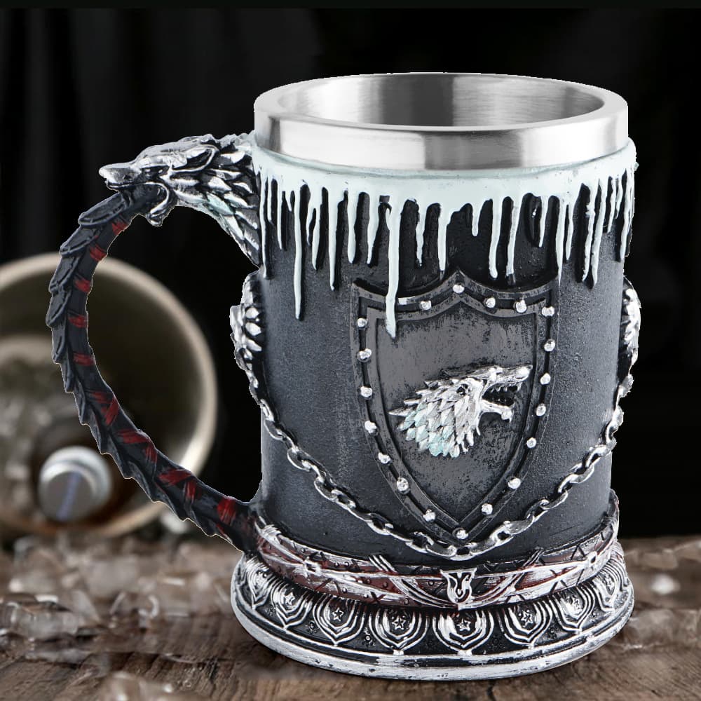 Creative Water Glass A Song of Ice and Fire Game of Thrones Mug Personalized Beer Mug Stainless Steel Whiskey Mug