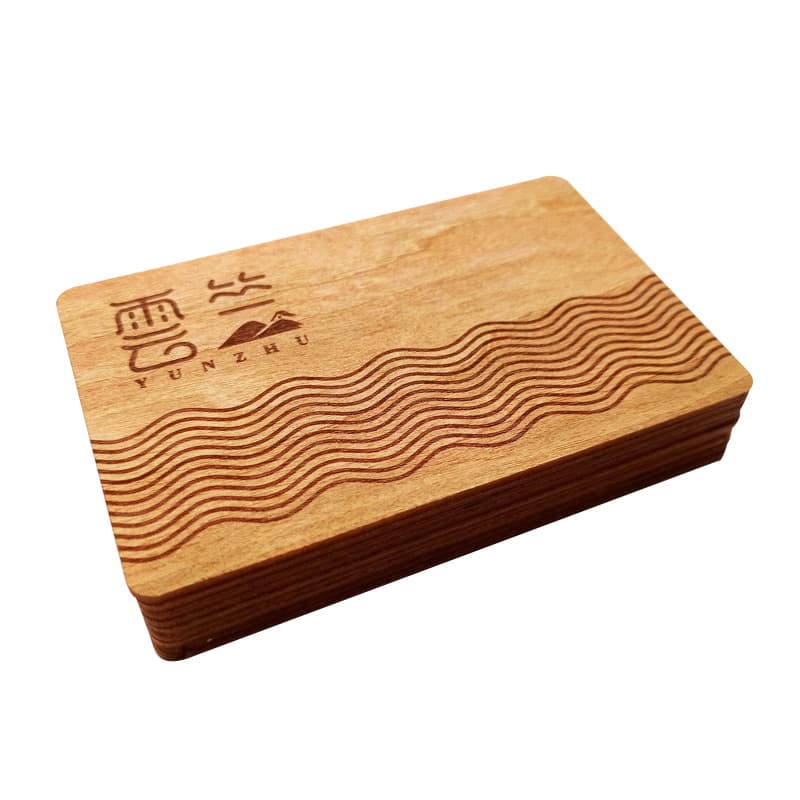 Rfid Wooden 213 Smart Business Card Bamboo Card Ic Card 215 Chip Nfc Hotel Access Card Production