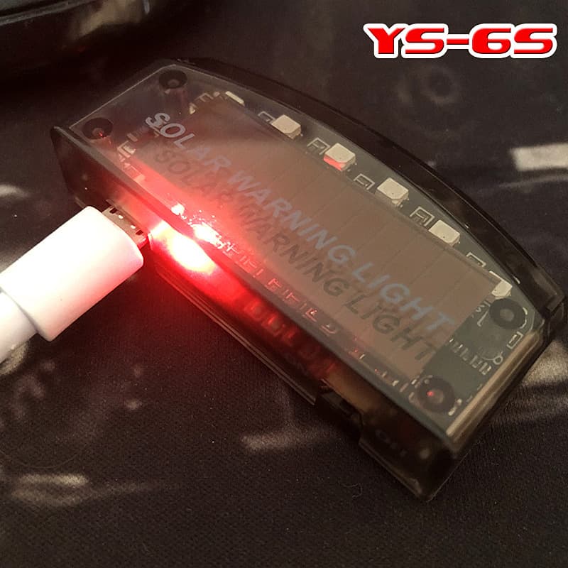 Vehicle Anti-Theft Warning Light Solar Car Security Warning Light / Strobe Light / Dual-Color Dual-Charge Warning Light
