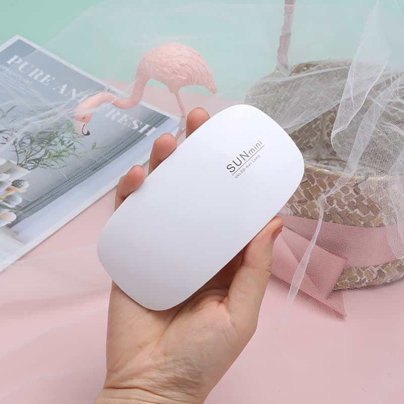 Mini Nail Gel Dryer Lamp USB Port Foldable Sunmini Mouse LED Curing Light Small Nail Lamp