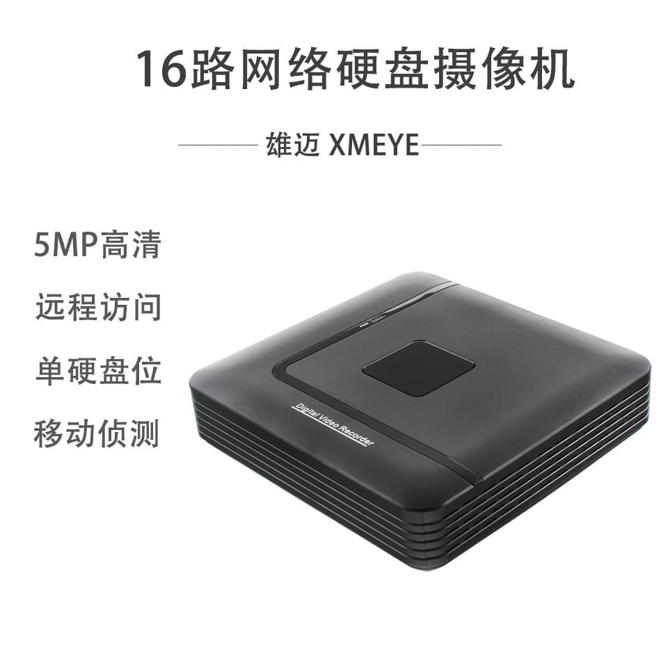 Network Video Recorder (NVR) Full HD 16-Channel 5MP Simultaneous 8-Channel 4MP Support for ONVIF IP Cameras