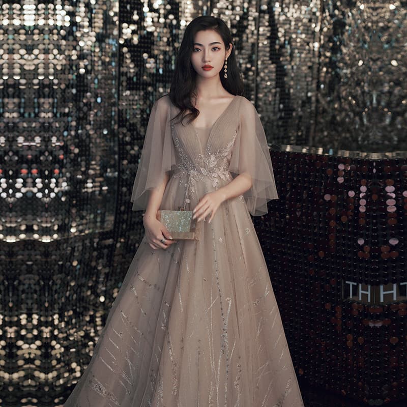 Evening Gown Hostess Dress 2026 New Elegant Bridesmaid Dress Quality Evening Party Celebrity Gown Spring