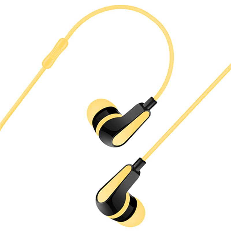 Hengjue HZ-73 In-Ear Earphone with Mic and Remote Control for Calls, Compatible with Apple and Android Phones - Wholesale