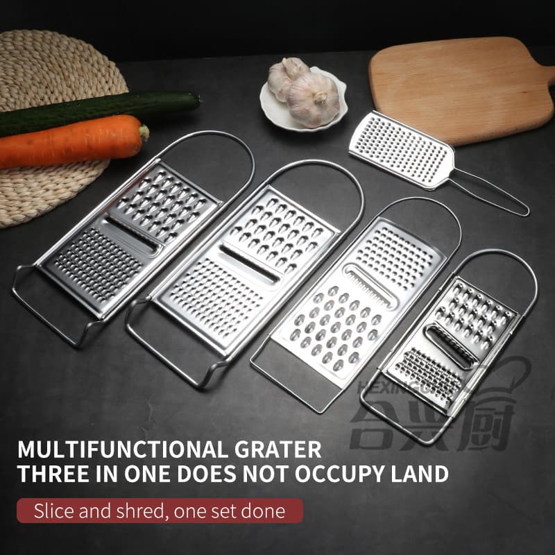 Stainless Steel Radish Potato Grater Household Shredder Kitchen Gadget Lemon Cheese Grater Flat Grater Manufacturer Wholesale