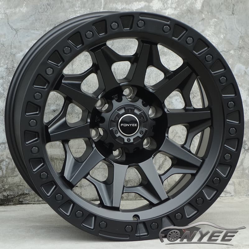 16, 17, 18 inch car wheel rims, off-road modified aluminum alloy, suitable for Tank 300, Great Wall Cannon, Wrangler, BJ4, and wind-wing models.