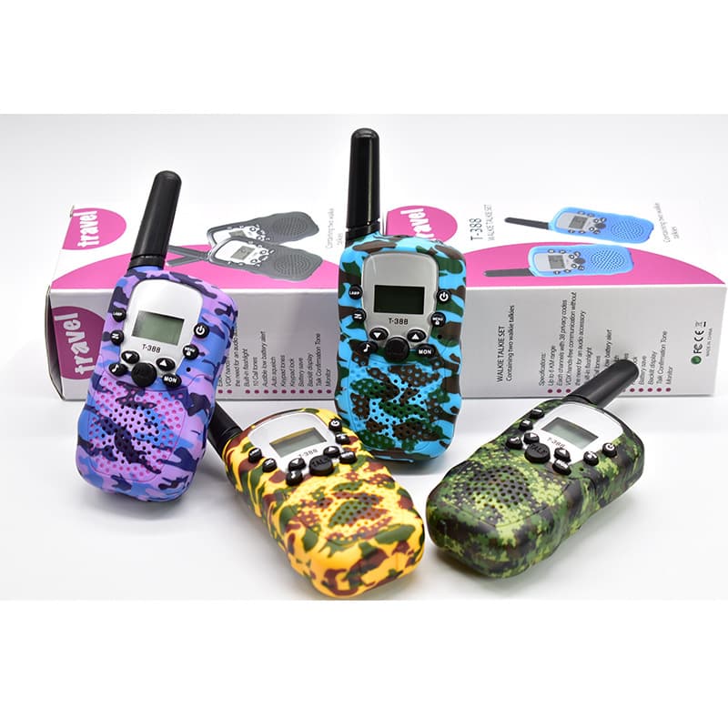 T388 Camouflage Walkie Talkie Cross-Border Hot-Selling Handheld Walkie Talkie for Europe and America Kids Walkie Talkie Outdoor Mini Intercom