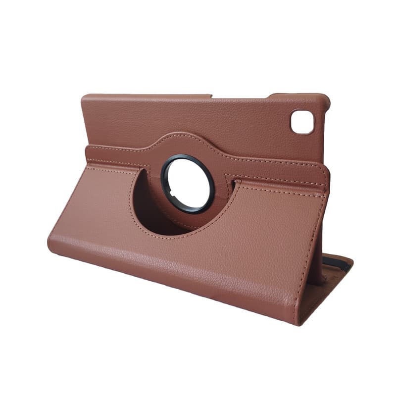 Samsung Tab A7 T500/T505 Tablet Protective Case Litchi Pattern Rotating Sleep Mode Leather Cover for Samsung Tab A7