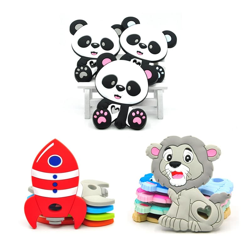 2020 Hot Selling New Baby Silicone Teether, Baby Teething Toy Wholesale, Safe and Non-Toxic Teether