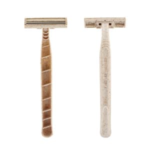 Wheat Straw Manual Razor Disposable Shaver Dual Blade Hotel B&B Prep Razor Factory Direct
