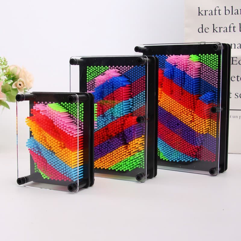 Colorful 3D Clone Hand Model Pin Art - Creative Home Decor & Children's Birthday Gift