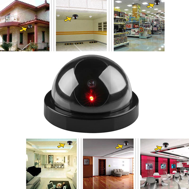 New Hemisphere-Shaped Simulated Camera Fake Surveillance Dummy Camera Anti-Theft Large Size with