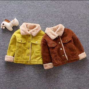 22 Boys' New Winter Coat, Thickened and Fleece-Lined Children's Jacket, Autumn and Winter New Arrival, Toddler and Kids' Heavy Outerwear