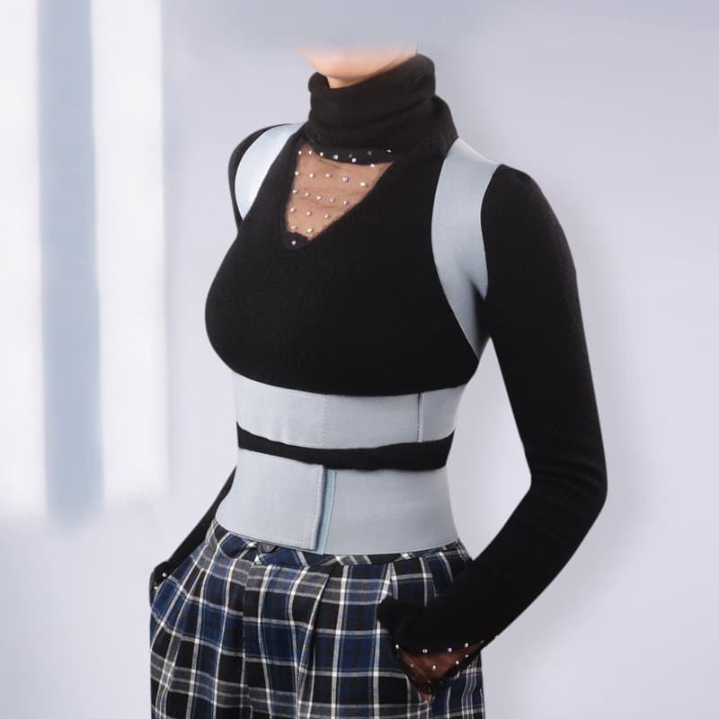 Manufacturer's posture correction belt, invisible sitting posture back stretching corrector, posture shaping and body shaping belt, cross-border e-commerce.