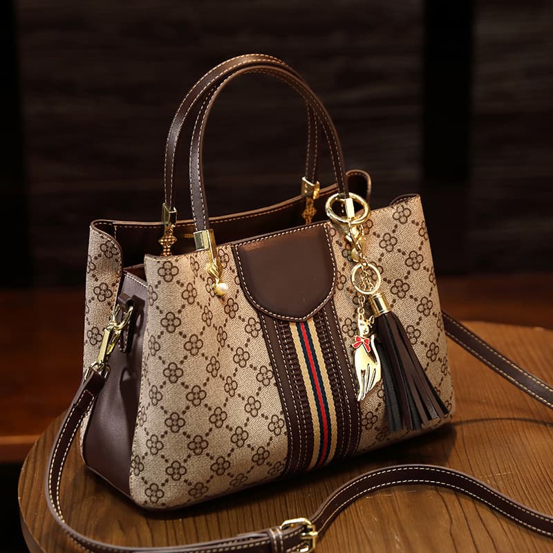 New Women's Bag Fashion Popular Versatile Single Shoulder Crossbody Bag Women Large Capacity Elegant Handbag Guangzhou Wholesale