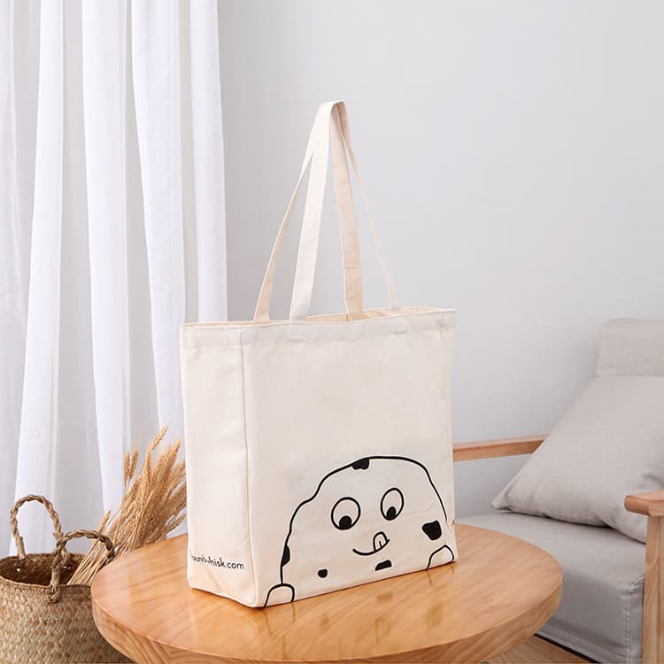Custom Cotton Linen Canvas Bag, Handheld Cotton Bag, Blank Student Crossbody Canvas Bag, Eco-Friendly Shopping Bag Customization