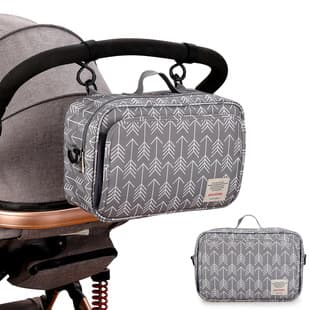 Waterproof Stroller Organizer Bag, Diaper Bag for Baby Cart, Hanging Bag, Baby Outing Mom Bag