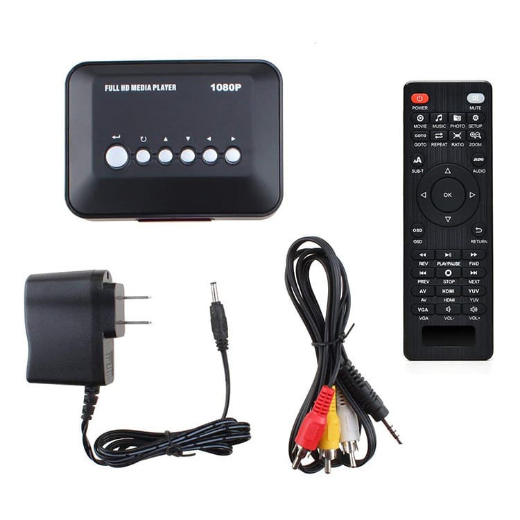 High-definition video advertising player, 1080P, HDMI high-definition interface, external USB flash drive, SD card, portable hard drive.