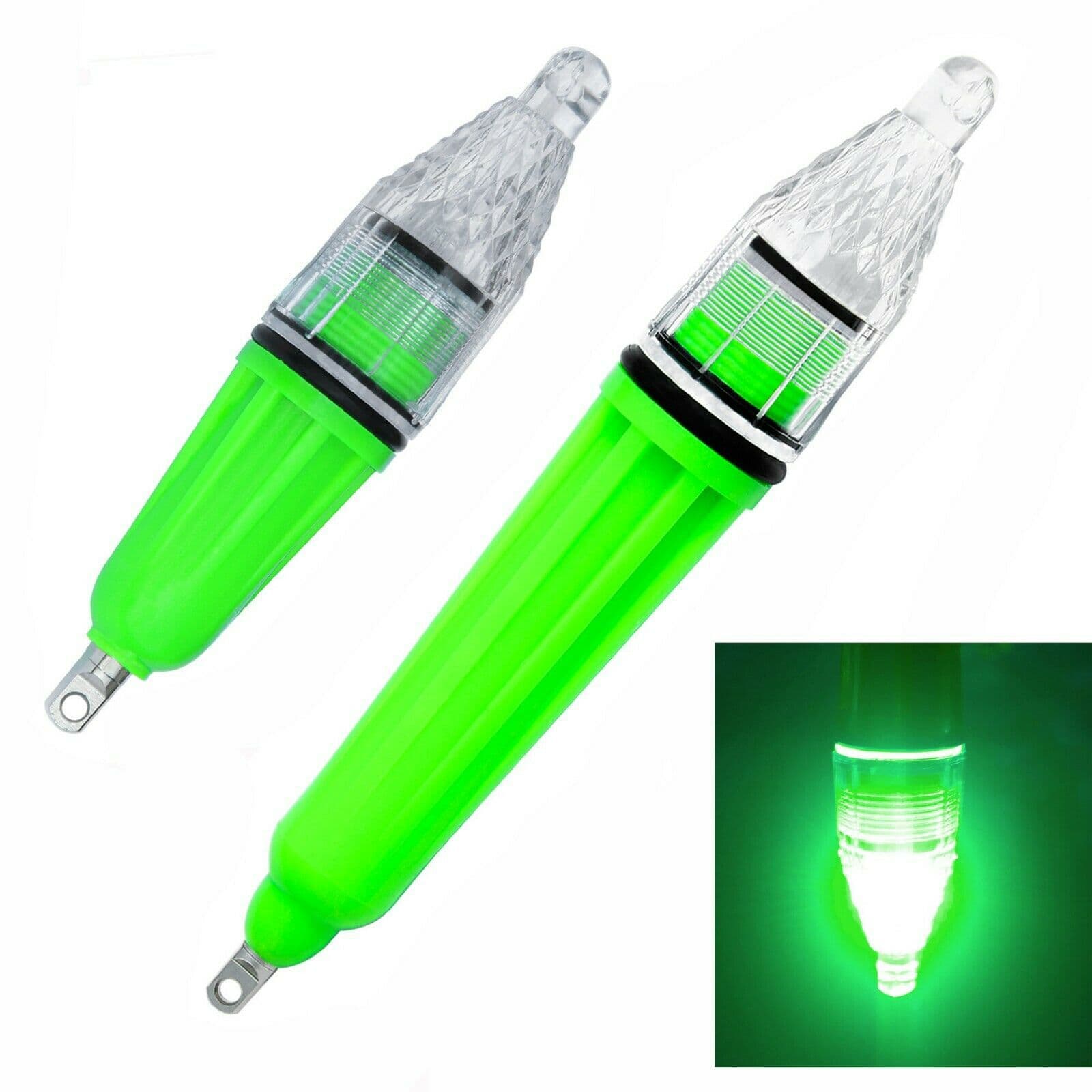Wholesale LED deep-sea fish attractant lights, explosion-proof and pressure-resistant underwater lights, sea fishing and night fishing lights, fish attractant lights, AA battery type.