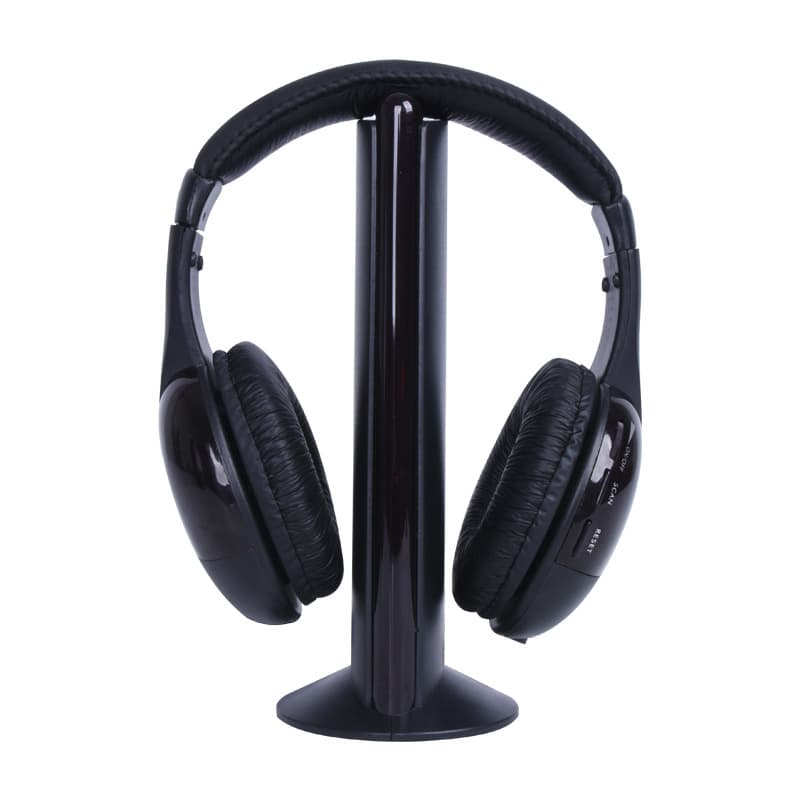 Mh-2001 Five-in-one Wireless Headset FM Radio Computer TV Monitoring Digital Sound Transmission Audio Equipment