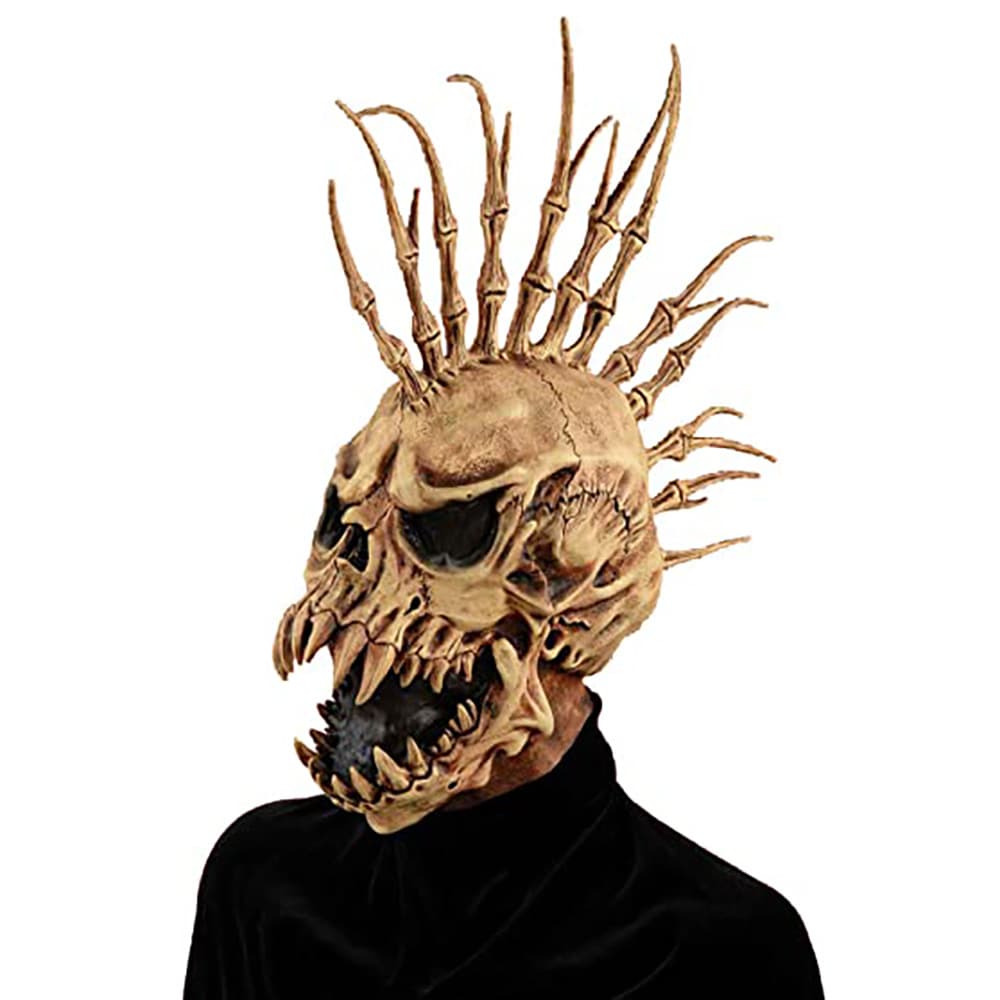 Halloween Horror Mask Amazon Independent Station Funny Tricky Scary Skull Latex Headgear Helmet Props