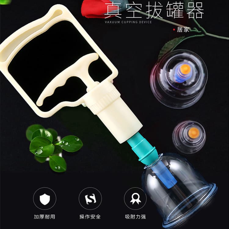 Bulk wholesale Kangnian thickened single extra-large cupping jars, foreign trade cupping accessories with large suction gun