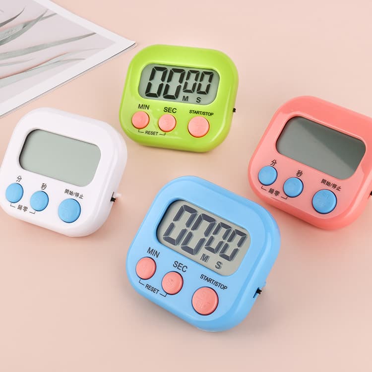 Creative Large Screen Timer Factory Student Stopwatch Multifunctional Kitchen Countdown Baking Electronic Timer