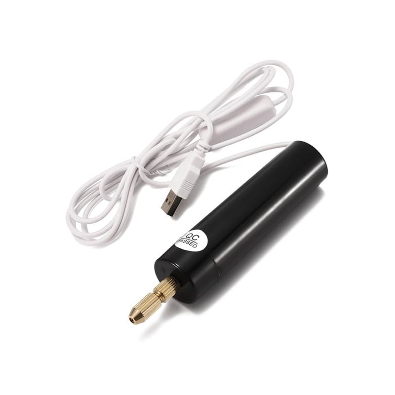 Mini Electric Drill Usb Powered Crystal Drip Glue Diy Handmade Pearl Drilling Pencil Shaped Electric Grinding Tool