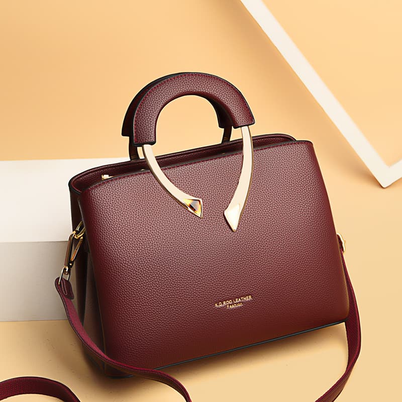 Cross-Border Women's Handbag 2025 New Style Tote Bag European and American Commuter Large Capacity Bag Fashionable Crossbody Shoulder Bag
