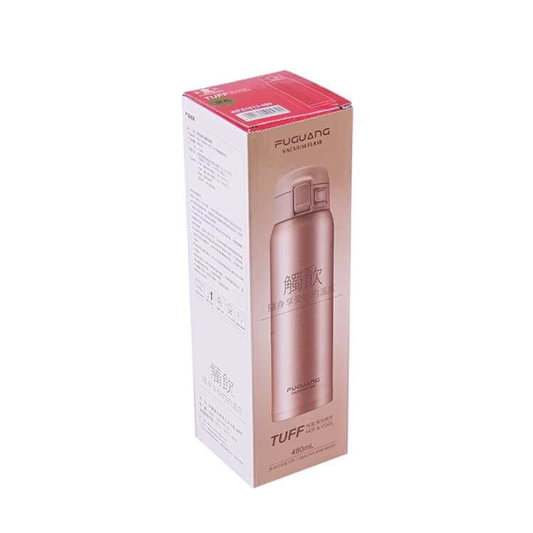 Thermos cup color box wholesale corrugated gift box hot water cup hard anti-solid mug umbrella carton