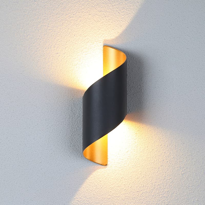 Outdoor Wall Lamp, Waterproof Exterior Wall Light for Living Room, Nordic Modern Minimalist Terrace, Balcony, Corridor, Courtyard Lighting