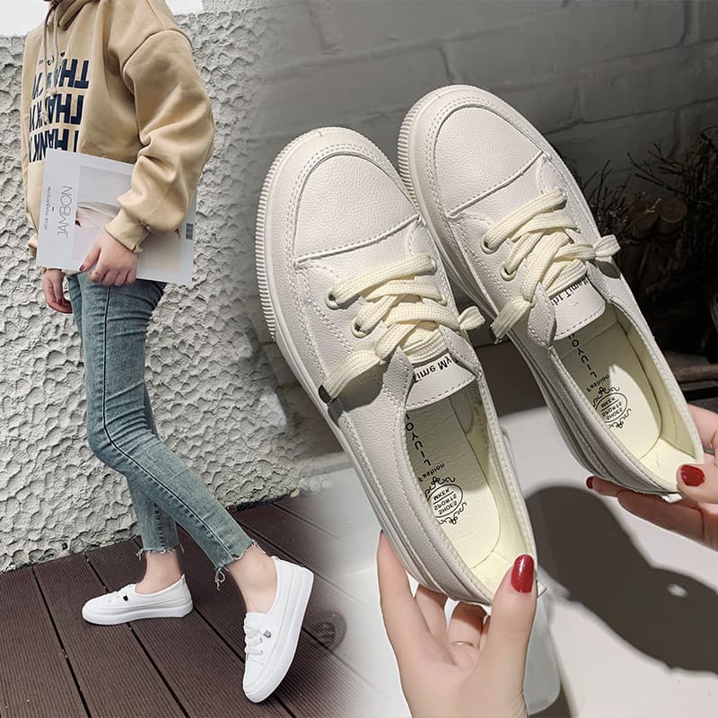 Summer new 2020 trendy women's white shoes, personality, fashion, simplicity, leisure travel, Japanese style women's sneakers for women