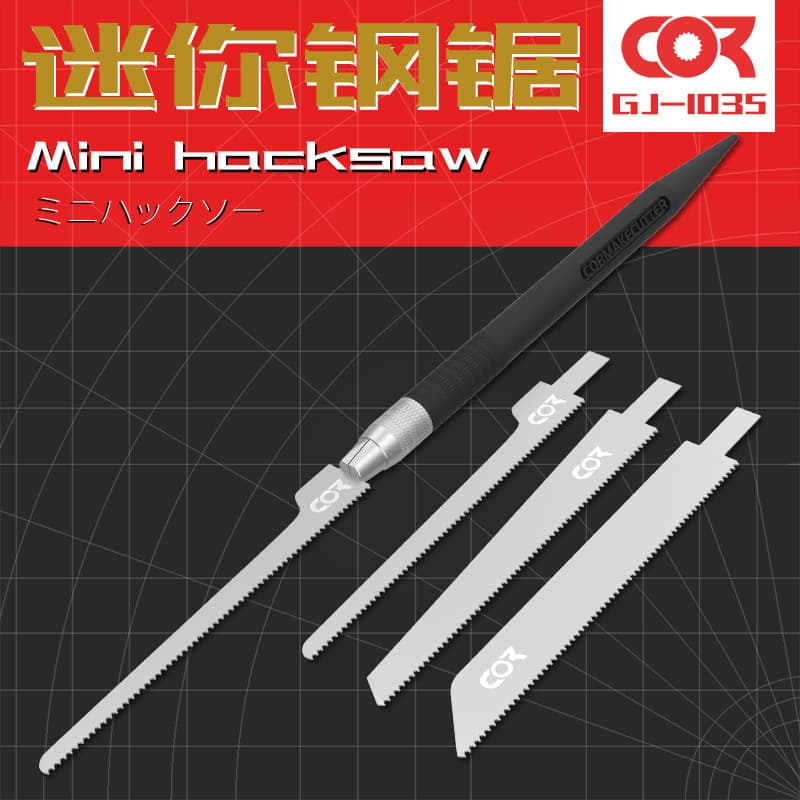 Kezuo Mini Saw for Gundam Mecha Model Making Tools Modification DIY Hand Cutting and Trimming Steel Saw Blade