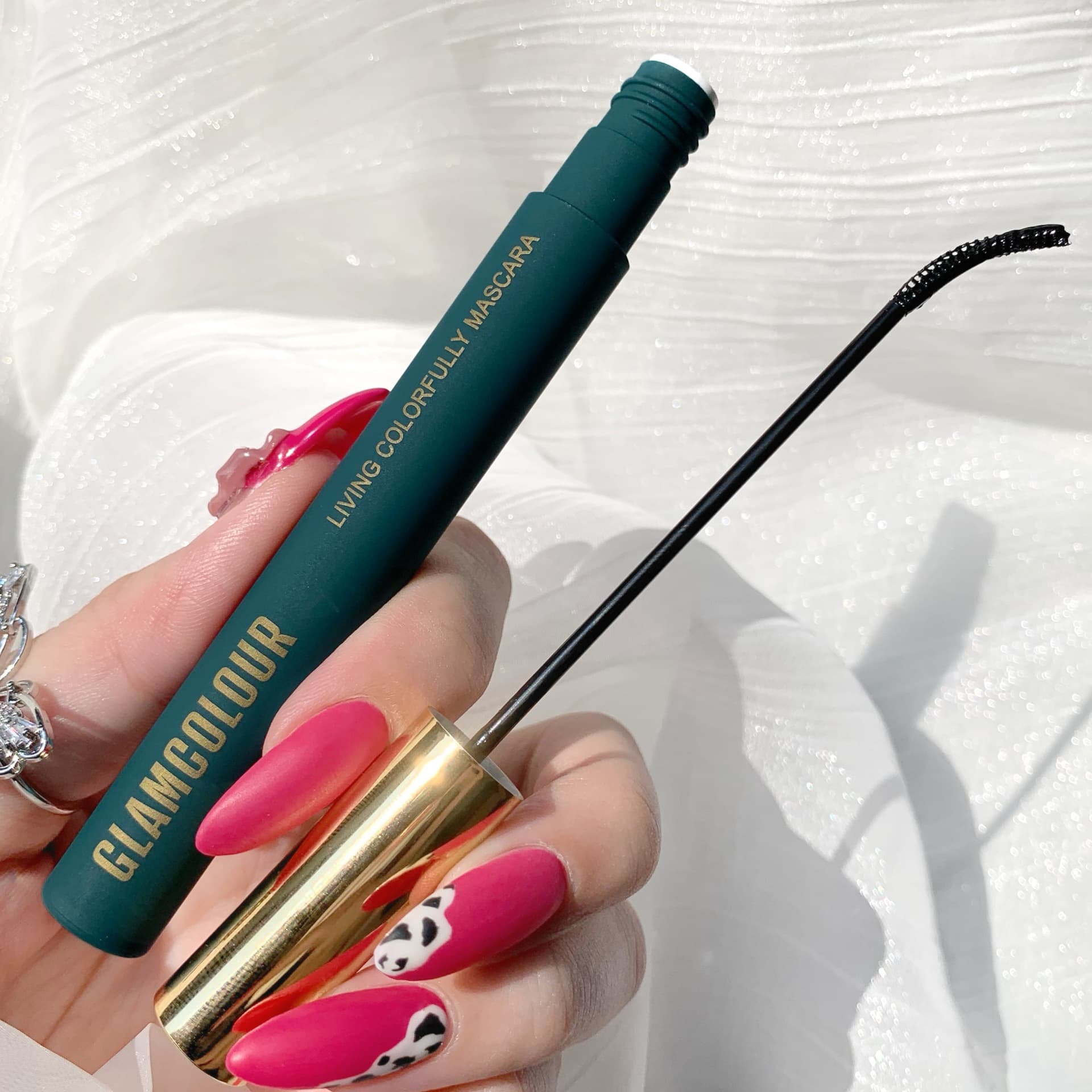 Magic Color Lengthening Curling Volumizing Mascara - Beginner-Friendly, Defined Lashes, Waterproof, Sweatproof, Non-Smudge 032