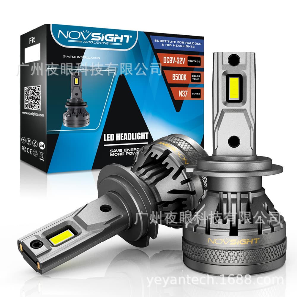 Cross-border N37 LED Car Motorcycle Headlight eBay Amazon New 60W 22000LM LED Lights
