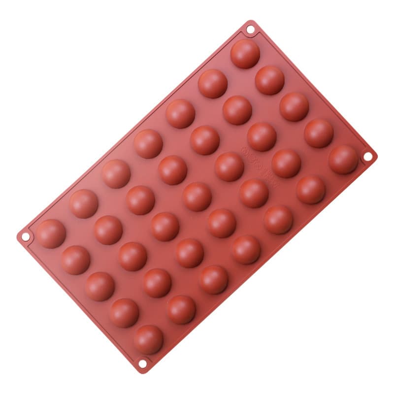 Happy small semicircle silicone chocolate mold small cake embryo mold jelly fondant mold baking utensils