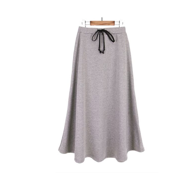 Plus Size Winter A-Line Long Skirt for Women 200-300 lbs, Fleece-Lined Warm