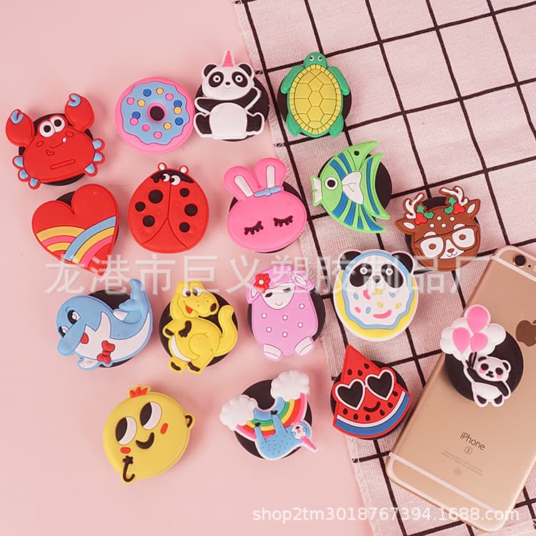 TikTok Cartoon Airbag Stand, Lazy Desktop Phone Holder, Street Stall Scanning Code Gift Wholesale