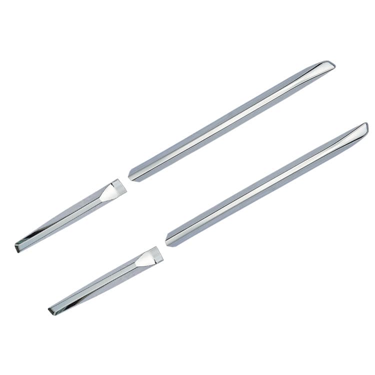 Car Door Edge Protector for 10~23 Toyota Prado Door Anti-Collision Strip Modified Accessories Chrome Plated Off-Road Vehicle