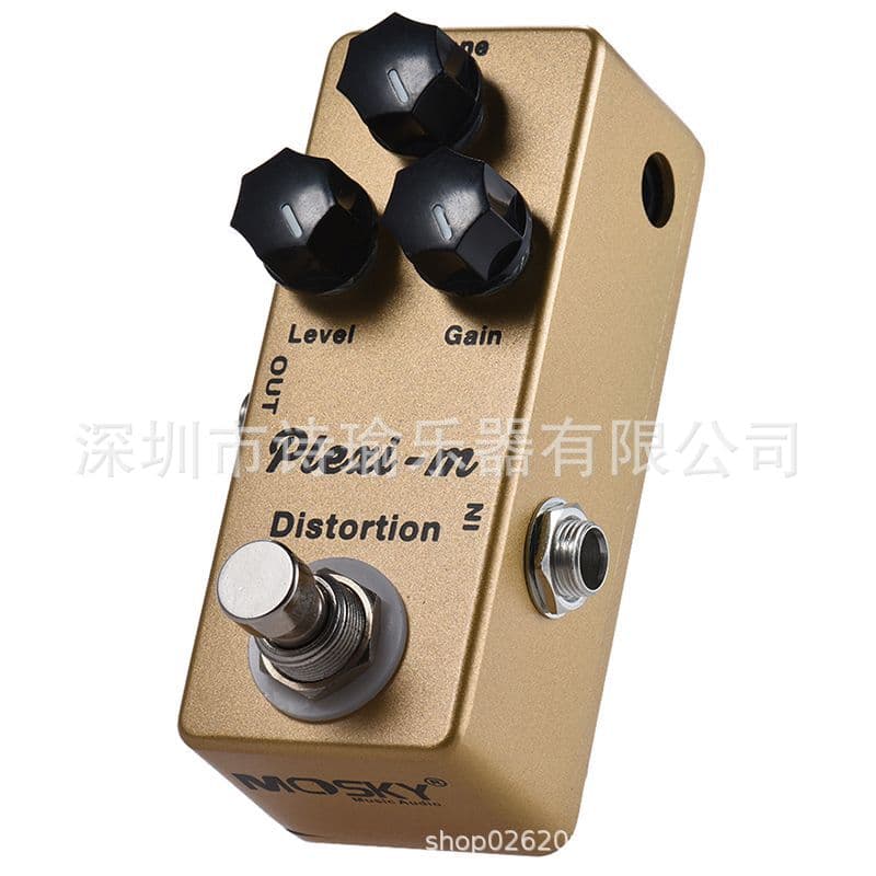 MOSKY Plexi-m Electric Guitar Distortion Effect Pedal Guitar Accessories Full Metal Shell True Bypass
