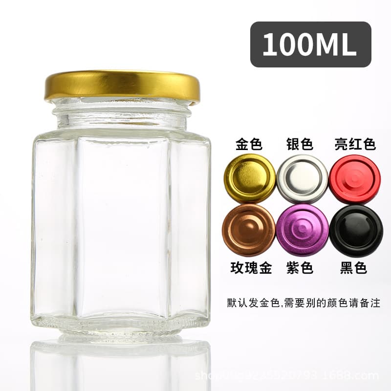 Fresh Stewed Bird's Nest Food-Grade Glass Jar Sealed Container Bird's Nest Portion Bottle High-Temperature Resistant Honey Jam Canning Jar