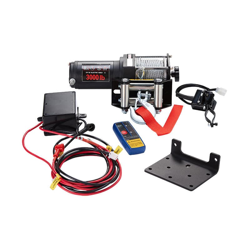 3000LB Agricultural Vehicle ATV Electric Winch, Escape Winch Self-Rescue Winch Machine, Off-Road Vehicle Modification Winch