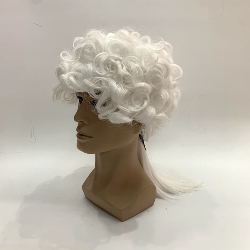 White Lawyer Wig - Smart Lawyer Judge White Wig for Performance and Export