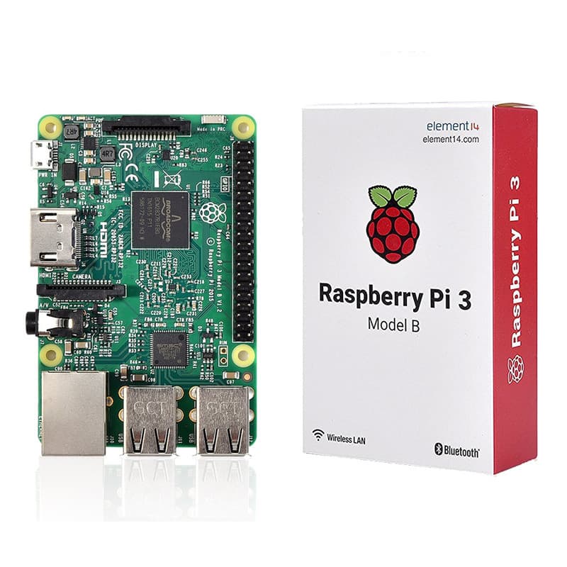 Raspberry Pi 4/3 Model B+ Onboard Compatible with 3B/3B+/4B Models