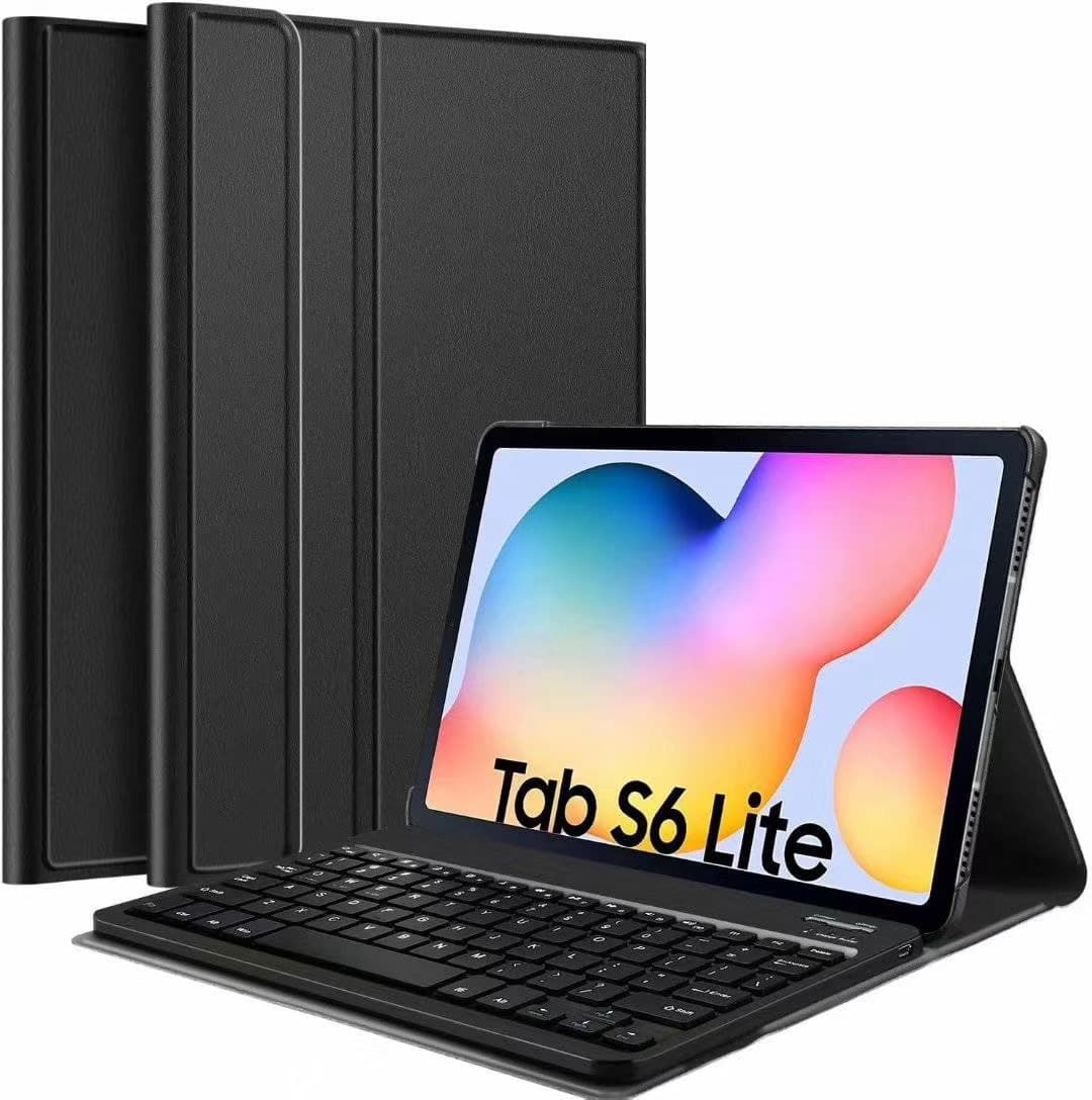 Compatible with Samsung S7 Bluetooth Keyboard Split Case T510 T830 P200 Backlit Keyboard Stylus Holder Tablet Leather Cover