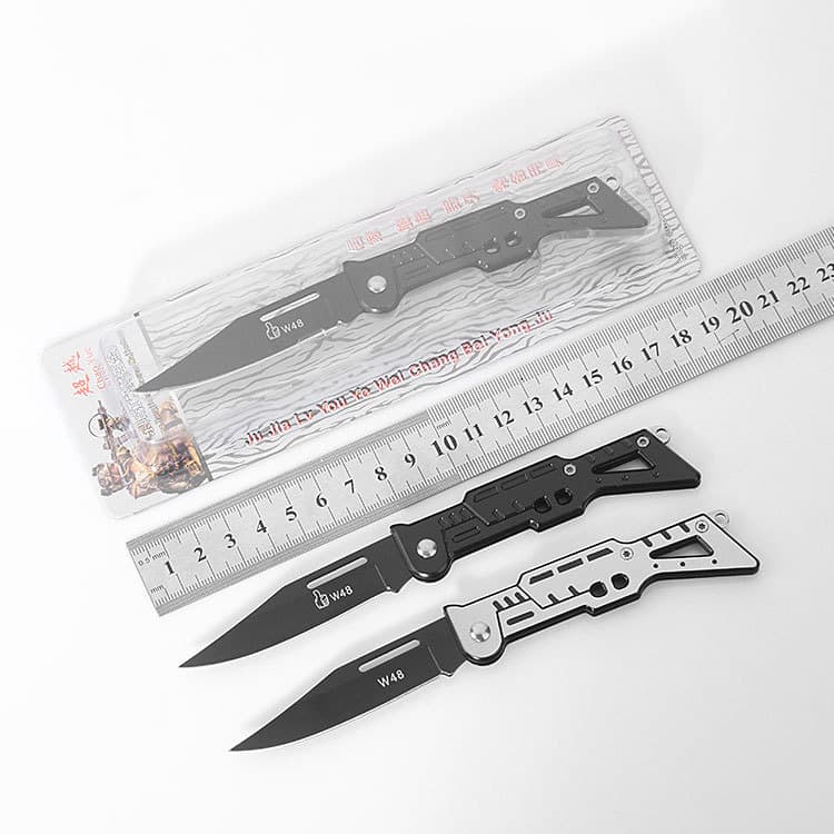Creative Outdoor Self-Defense Knife from Dollar Store, Stylish Portable Fruit Jungle Field Knife, Folding Knife