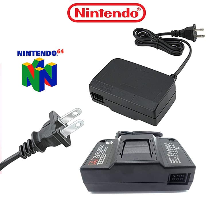 N64 Game Console Power Supply Retro Game Console Series Power Adapter Plug US/EU/UK/AU In Stock Wholesale