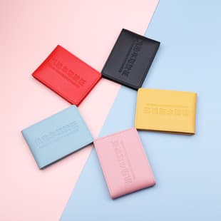 2-Slot 6-Slot Macaron Driver's License Leather Case Card Holder for Women Vehicle Registration Men's Motor Vehicle License Book