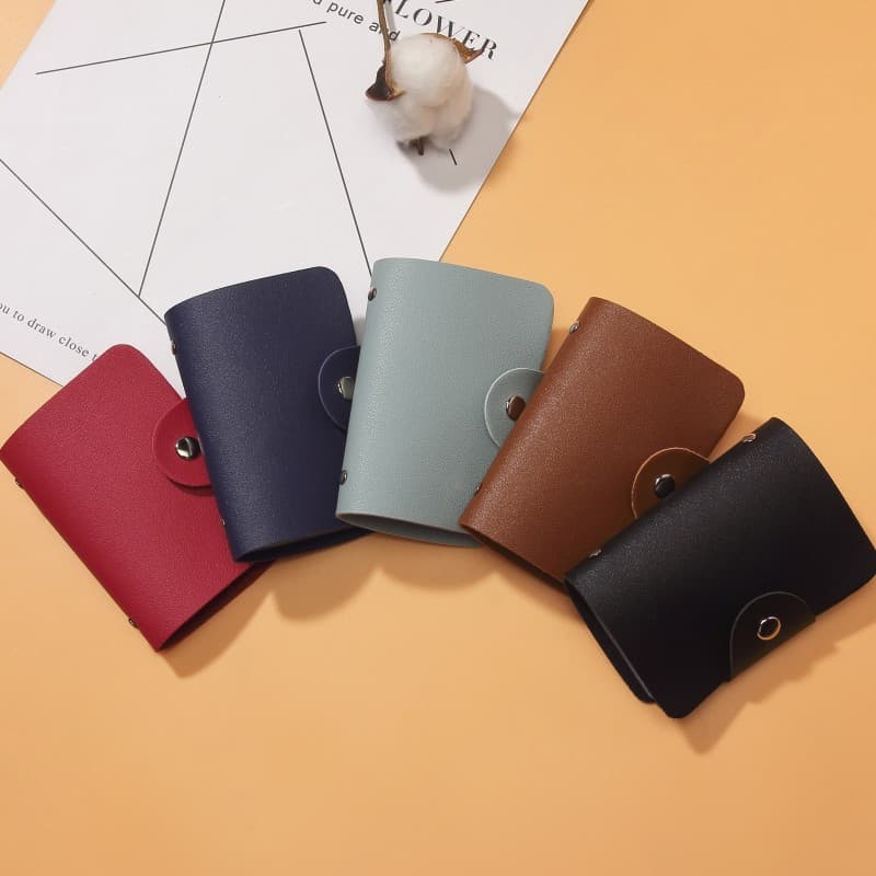 Custom Anti-Magnetic Card Holder Wholesale Card Sleeve Multi-Slot Bank Card Wallet ID Advertising Logo Compact Custom Gift