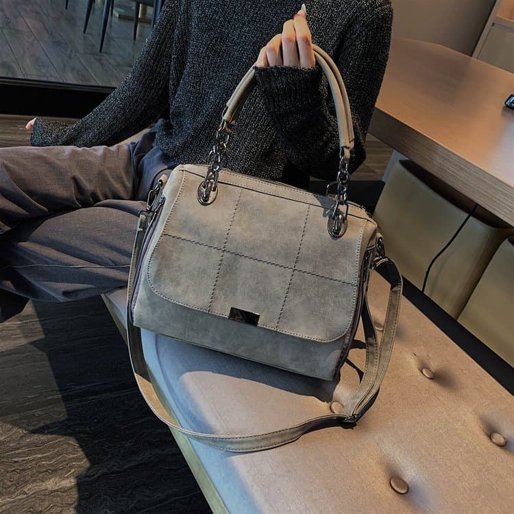 Boston Bag Women 2020 New Style Shoulder Bag Women's Bag European and American Fashion Soft Leather Handbag Crossbody Bag Trendy