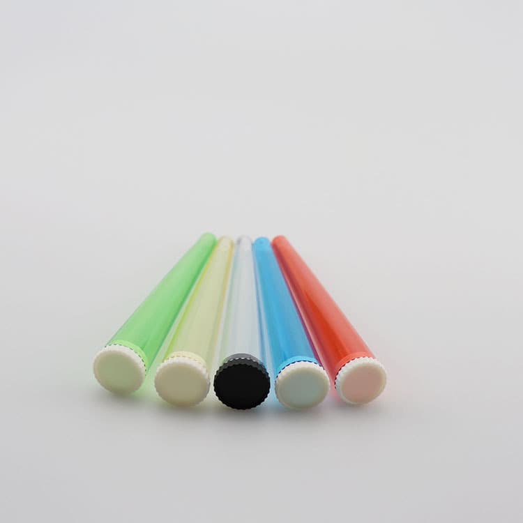 Factory Direct PS Conical Tube Moisture-Proof Cigarette Tube Rolling Tobacco Tube Tapered Smoke Tube
